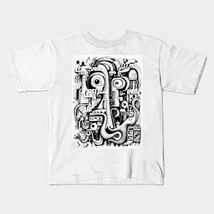 Cartoon Anteater Graffiti #3 Kids T-Shirt